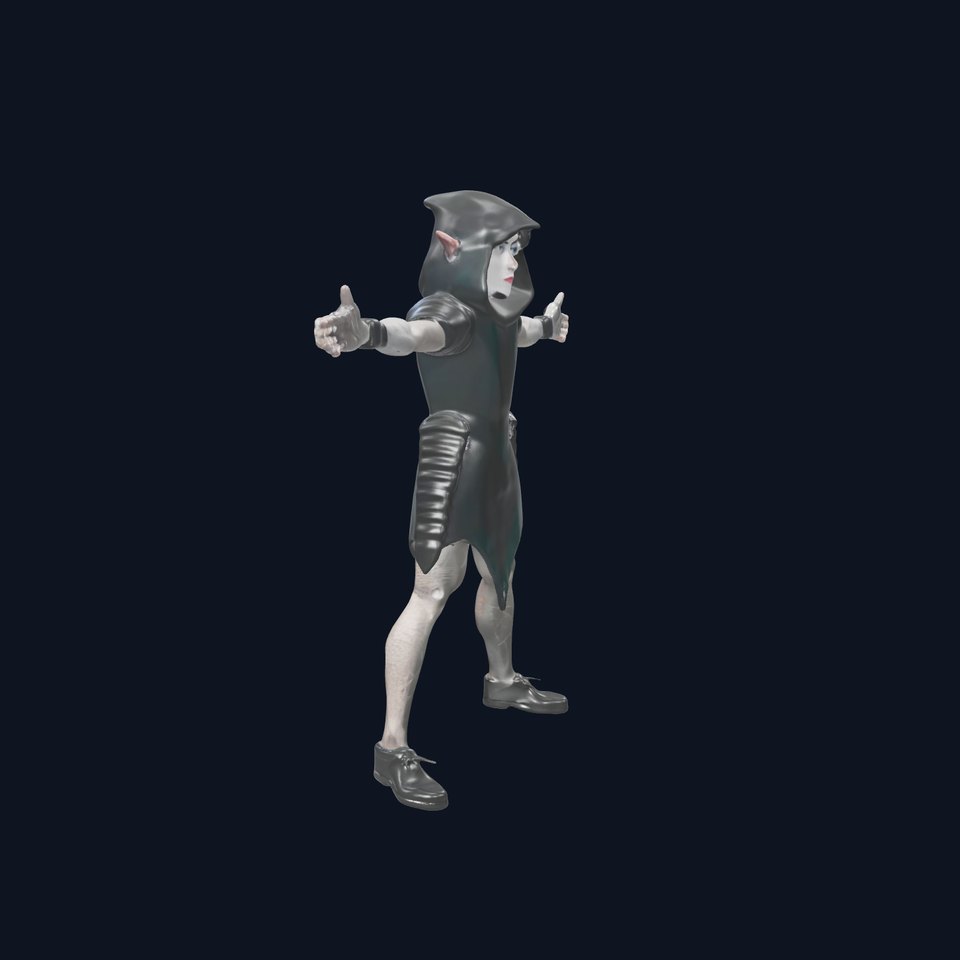 Dark Elf Warrior model pack